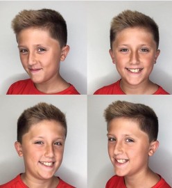 boys haircut kid