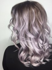 gray lilac hair dye ombre